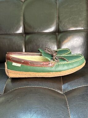 L.L. Bean Sherpa Lined Slippers. size 5